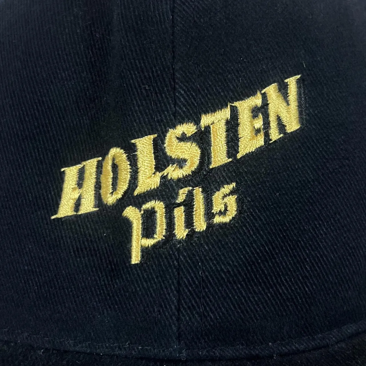 Vintage 90's HOLSTEN PILS Beer Drinks Embroidered Logo Spellout Baseball Cap
