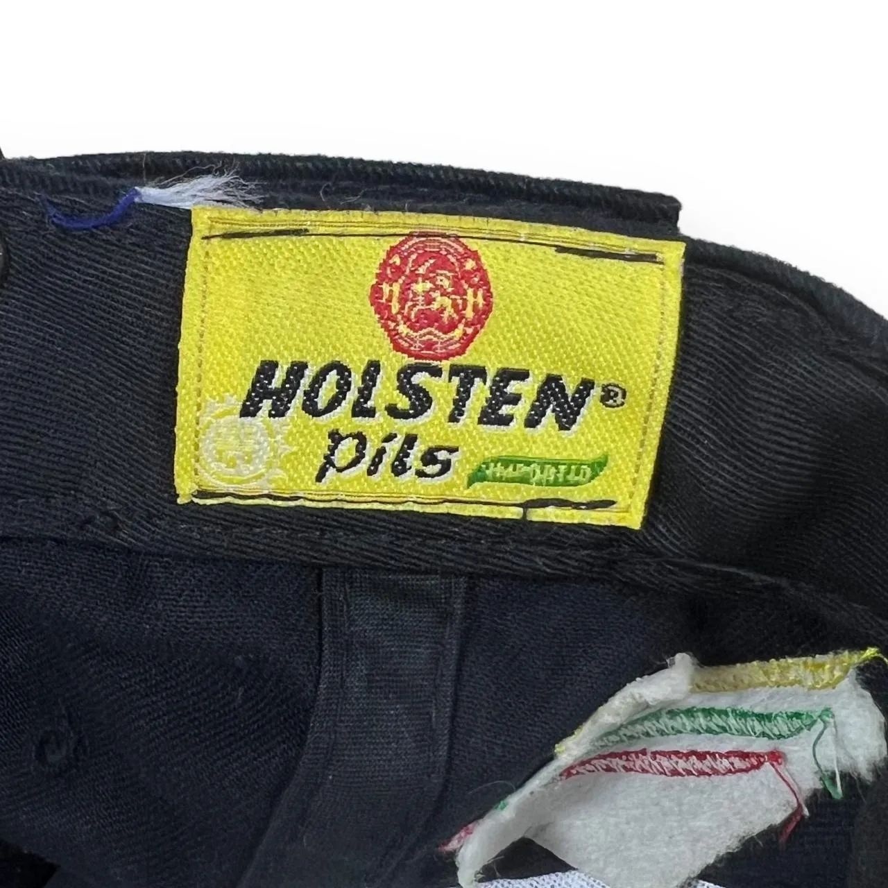 Vintage 90's HOLSTEN PILS Beer Drinks Embroidered Logo Spellout Baseball Cap