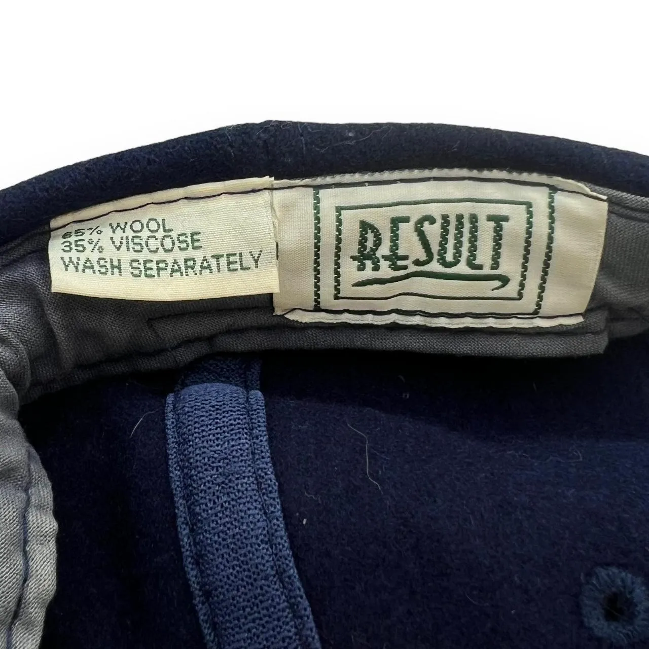 Vintage 90's SAAB Embroidered Logo Spellout Motorsports Wool Baseball Cap
