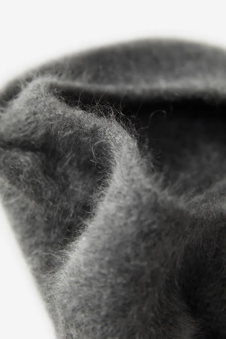 Vintage-inspired Cashmere French Beret Hat