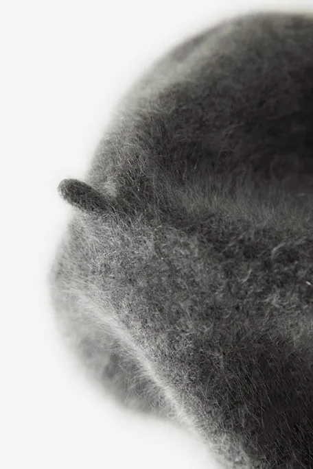 Vintage-inspired Cashmere French Beret Hat