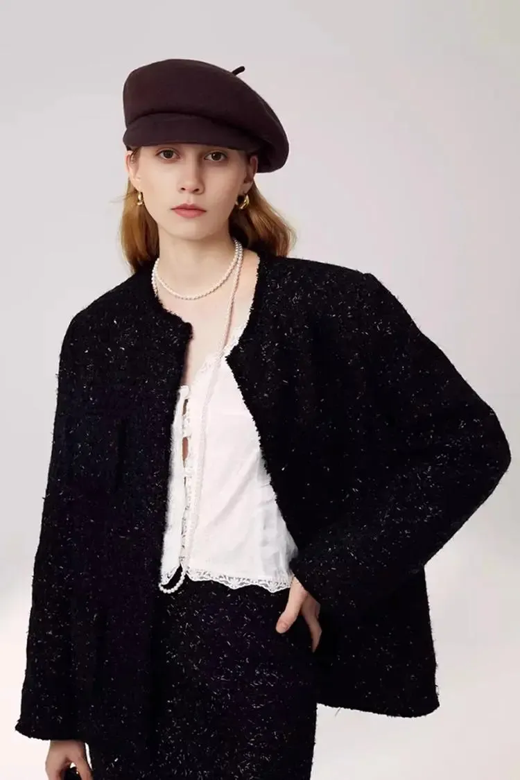 Vintage Wool Beret Hat with Visor