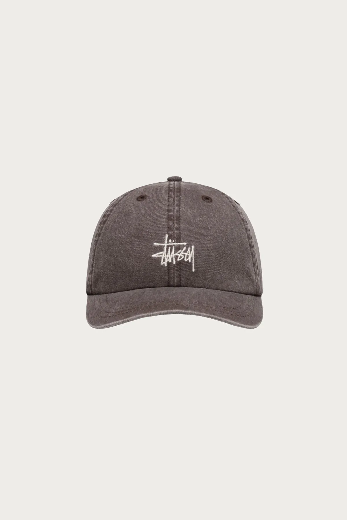 Washed Basic Low Profile Cap - Mocha