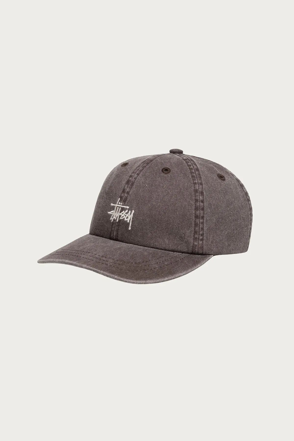 Washed Basic Low Profile Cap - Mocha