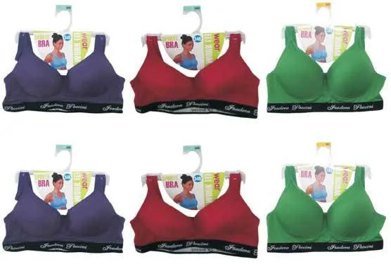 womens sports bras - dark colors Case of 72