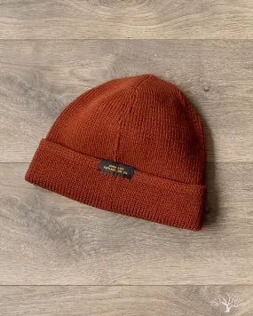 Wool Knit Watch Cap - Tobacco