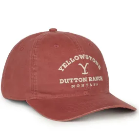 Wrangler Yellowstone Dutton Ranch Montana Logo Cap