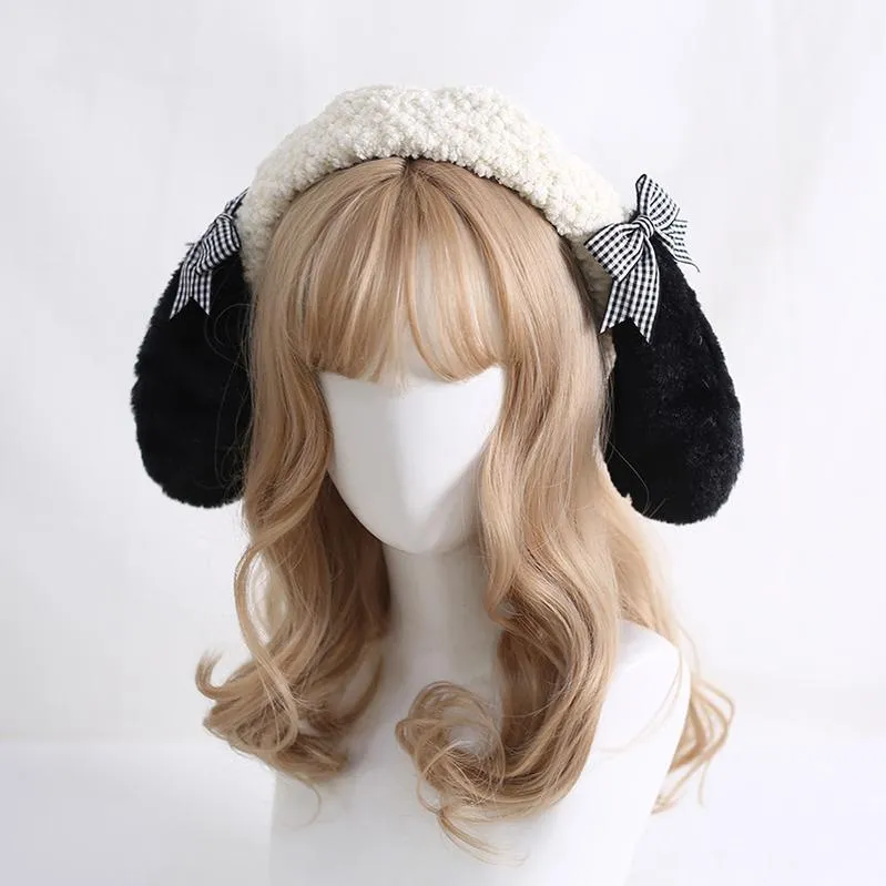 Xiaogui~Kawaii Pachocco Dog Ear Round Lolita Beret