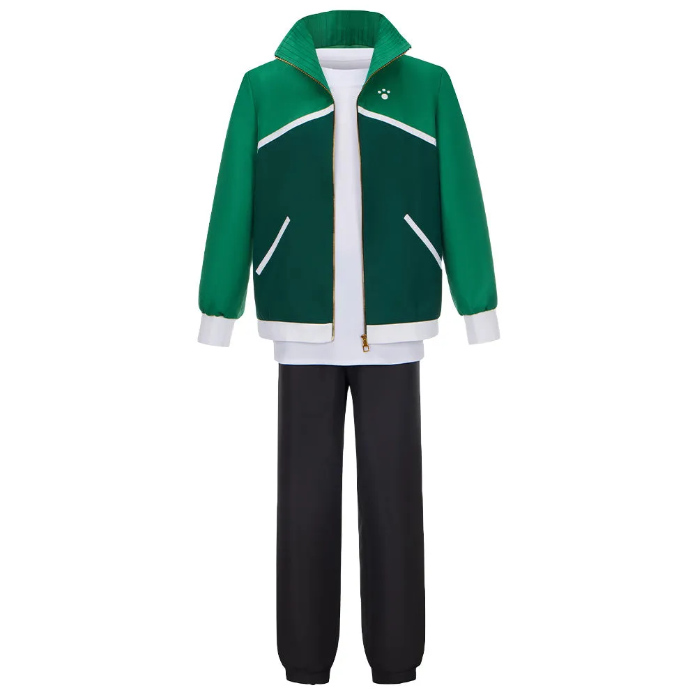 Zom 100 Akira Tendou Cosplay Costume Suit Jacket Coat Shirt Pants Halloween Carnival Outfit