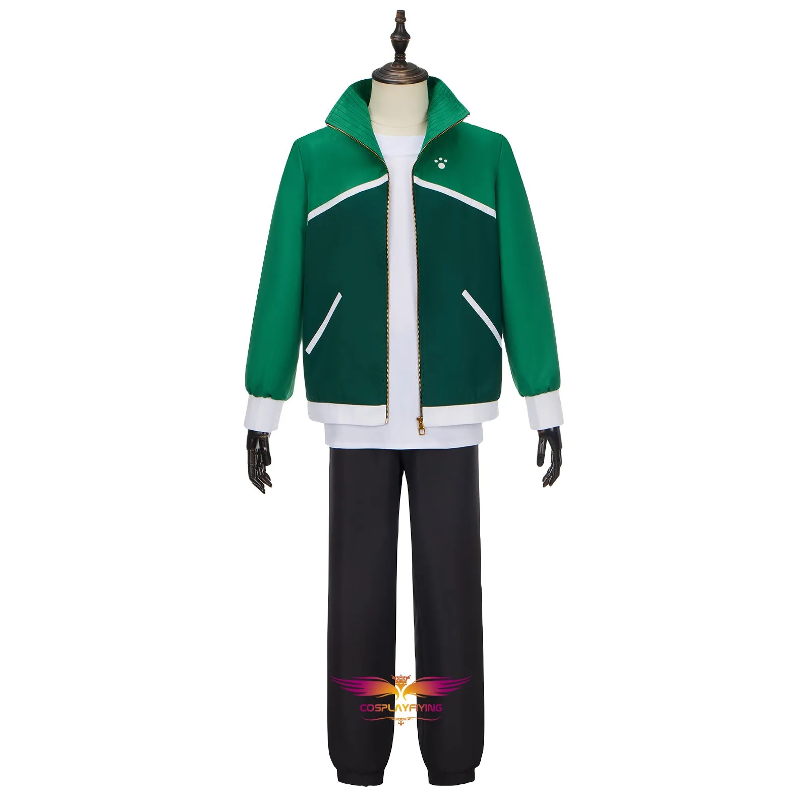 Zom 100 Akira Tendou Cosplay Costume Suit Jacket Coat Shirt Pants Halloween Carnival Outfit